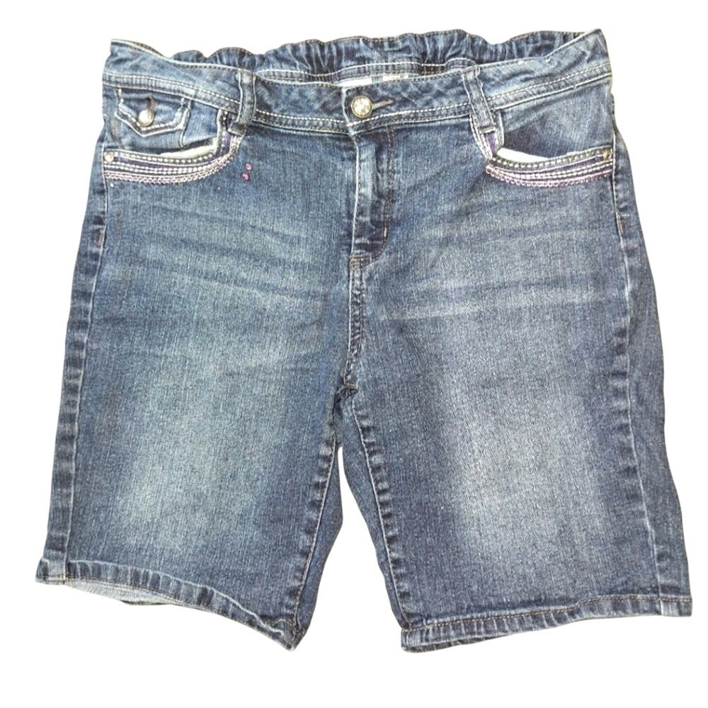 CRB girls Bermuda Blue Jean Shorts sz 18.5 EUC
